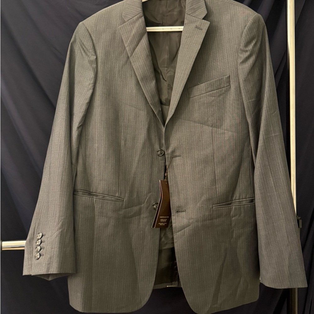 Perry Ellis Charcoal Gray Men's Blazer